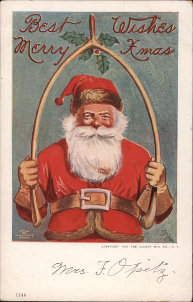 Best Wishes, Merry Xmas Santa Claus