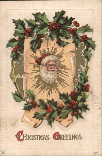 Christmas Greetings Santa Claus