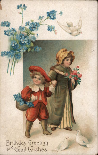 Birthday Greeting and Ellen Clapsaddle Children