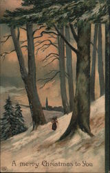 A merry Christmas to you Postcard