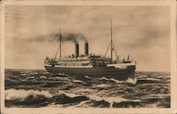 Doppelschrabendampler "Prinzes Irene" Postcard