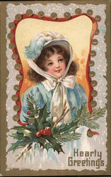 Hearty Greetings Postcard