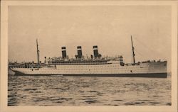 S/S Providence. Compagnie Francaise de Navigation a Vapeur. Postcard