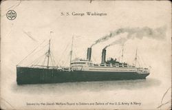 SS George Washington Postcard