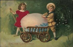 Easter Greetings Postcard