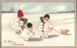 A Merry Christmas Postcard