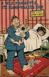 I was Promoted, I'm Floor-Walker Now Postcard