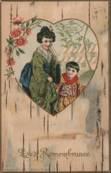 Love's Rememberance Asian Postcard Postcard Postcard