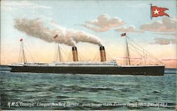 R.M.S. Oceanic, White Star Line Postcard