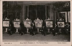 Anna Held's Company in "The Parisian Model" UK Postcard Postcard Postcard
