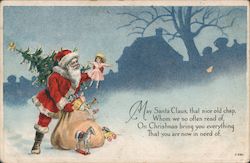 May Santa Claus, that nice old chap... Postcard