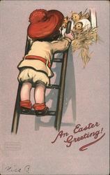 An Easter Greeting Postcard