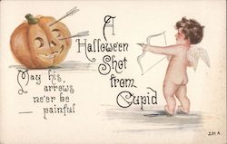 A Halloween Shot From Cupid: May His Arrows Ne're Be Painful Postcard