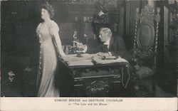 Edmund Breese and Gertrude Coughlin in "The Lion And The Mouse" Postcard
