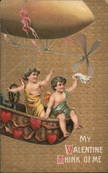 My Valentine Think of Me Postcard