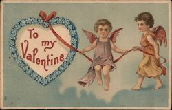 To My Valentine Postcard