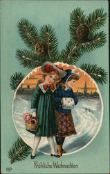 Frohliche Weinachten (Merry Christmas) Germany Postcard Postcard Postcard