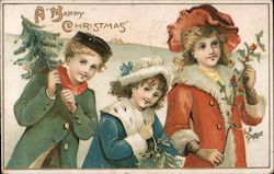 A Happy Christmas Postcard