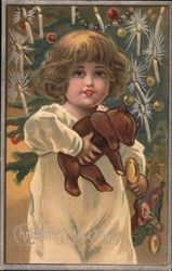 Christmas Greetings Postcard
