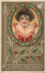 A Happy New Year Postcard