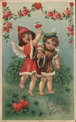 Valentine Greeting Postcard