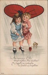 In The Seasons Of Life What Matters The Weather? Postcard