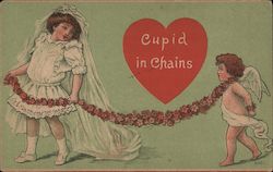 Cupid In Chains Postcard