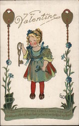 To My Valentine: St. Valentine Proclaimed a Day, For Lovers Miles Apart Postcard