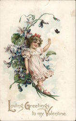 Love Greetings To My Valentine. Postcard