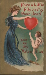 Have a Little Pity On My Poor Heart and Be My Valentine Postcard