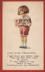 Love To My Valentine Postcard