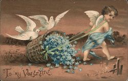 To My Valentine Postcard