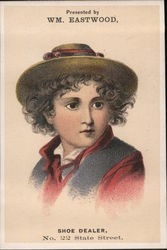 Presented by Wm. Eastwood, Shoe Dealer. Trade Card