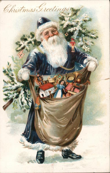 Christmas Greetings Santa Claus