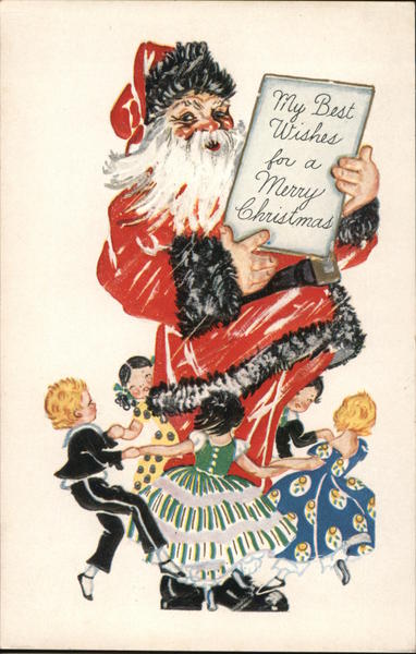 My Best Wishes For A Merry Christmas Santa Claus