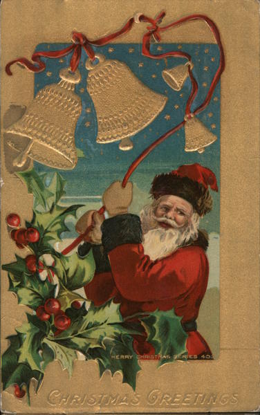 Christmas Greetings Santa Claus