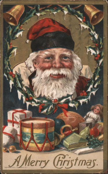 A Merry Christmas. Santa Claus