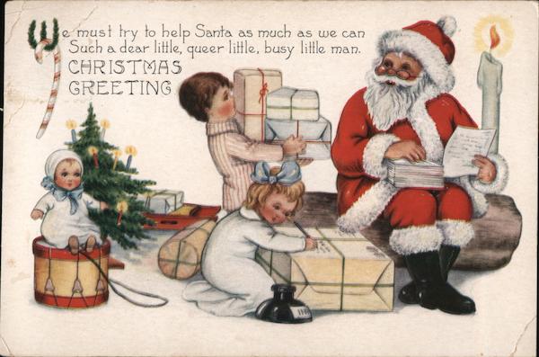 Christmas Greetings Santa Claus