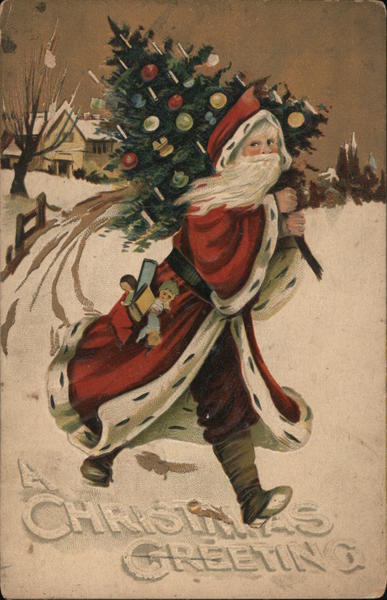 A Christmas Greeting Santa Claus