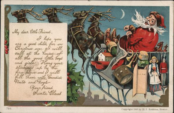 My Dear Little Friend Santa Claus