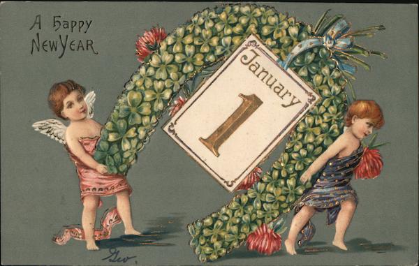 A Happy New Year Angels & Cherubs