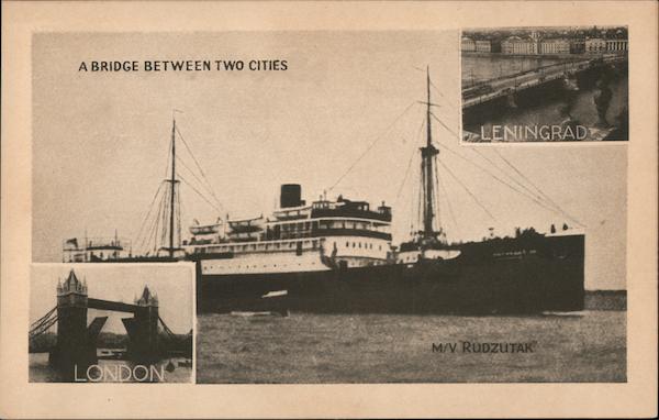 A Bridge Between Two Cities London  Leningrad Steamers