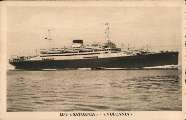 M/S Saturnia Vulcania Boats, Ships