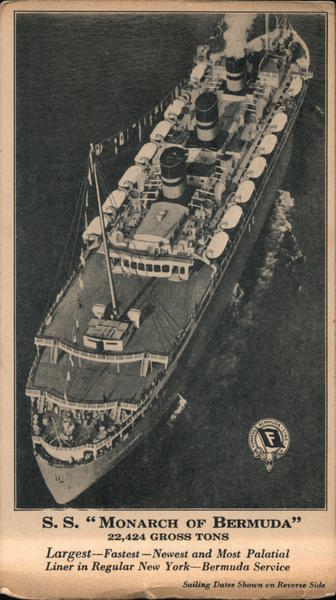 Furness Bermuda Line Boats, Ships