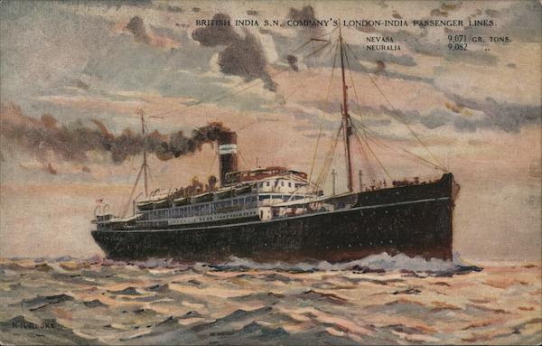 British India S.N. Company's London - India Passenger Lines
