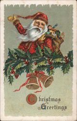 Christmas Greetings Postcard