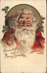 Here's to You and a Merry Christmas Postcard