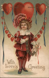 With Love's Greeting Postcard