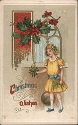Christmas Wishes Children Postcard Postcard Postcard