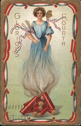 Glorious Fourth Postcard
